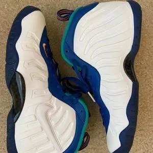 Nike Air Little Posite Pro GS Foamposite Gym Blue 644792 404  Nike Little Posite Pro GS Foamposite Blue Green 644792 404 Sz 7Y main image 2